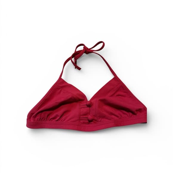 Eres button up bikini top red - Thumbnail 6