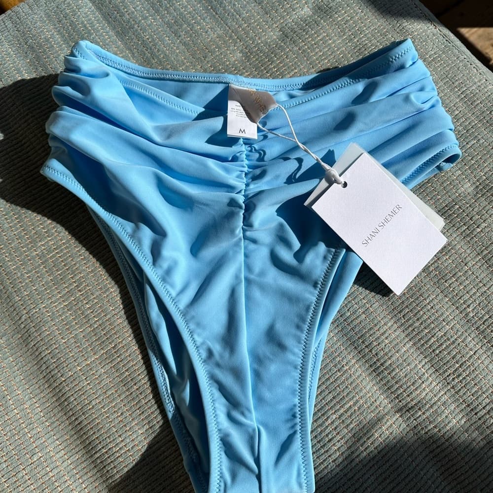 NWT Shani Shemer Mia Rylie bikini yellow blue - Thumbnail 7