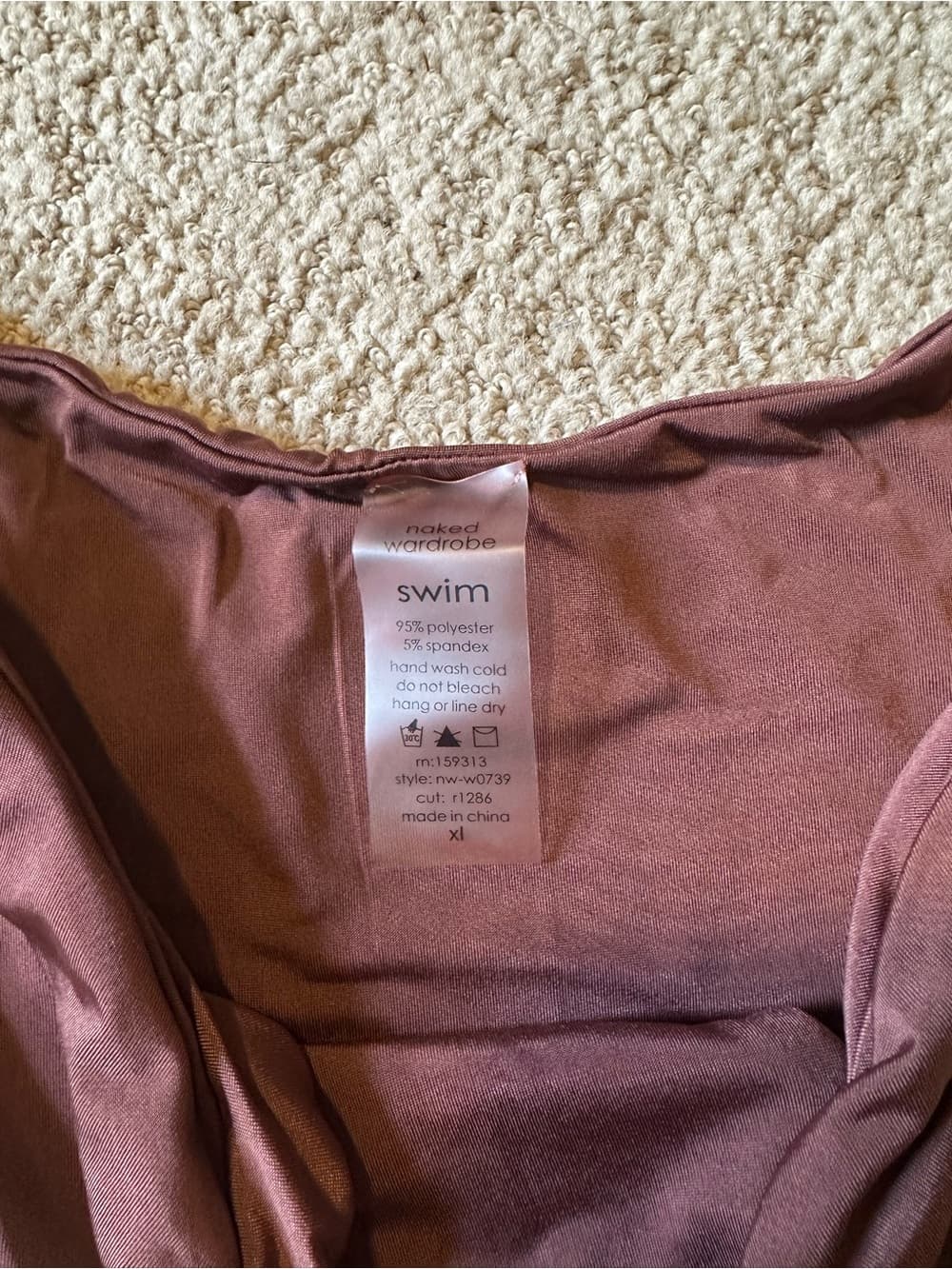 NWT Naked Wardrobe bikini set brown - Thumbnail 2
