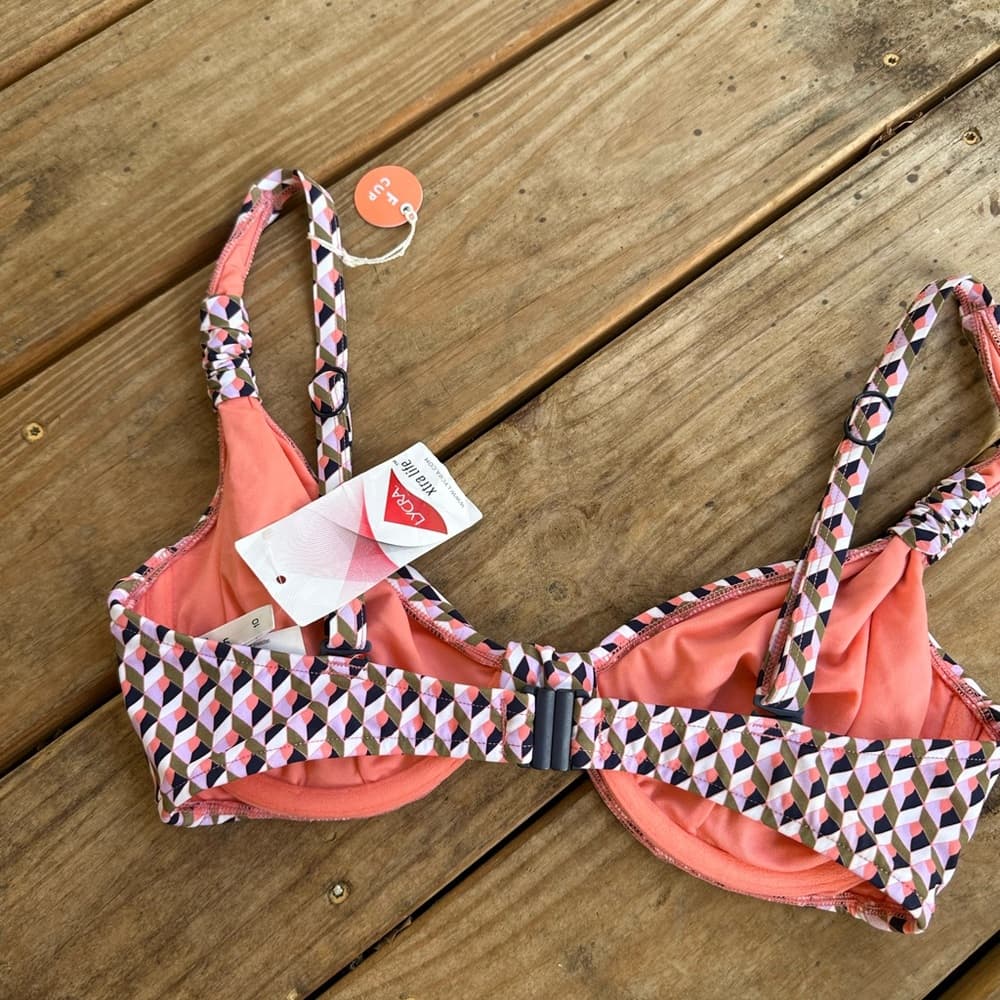 NWT Seafolly Mala F cup underwire bikini top - Thumbnail 2