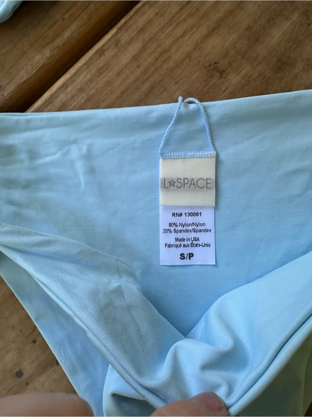 NWT L*Space Hartley bikini set light blue small - Thumbnail 4
