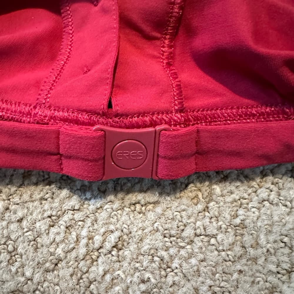 Eres button up bikini top red - Thumbnail 4