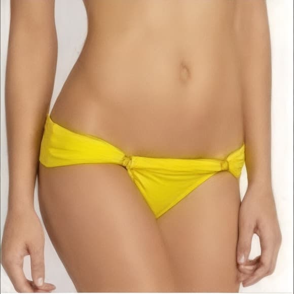 NWT Vix Paula Hermanny Bia tube bikini bottoms yellow - Thumbnail 5