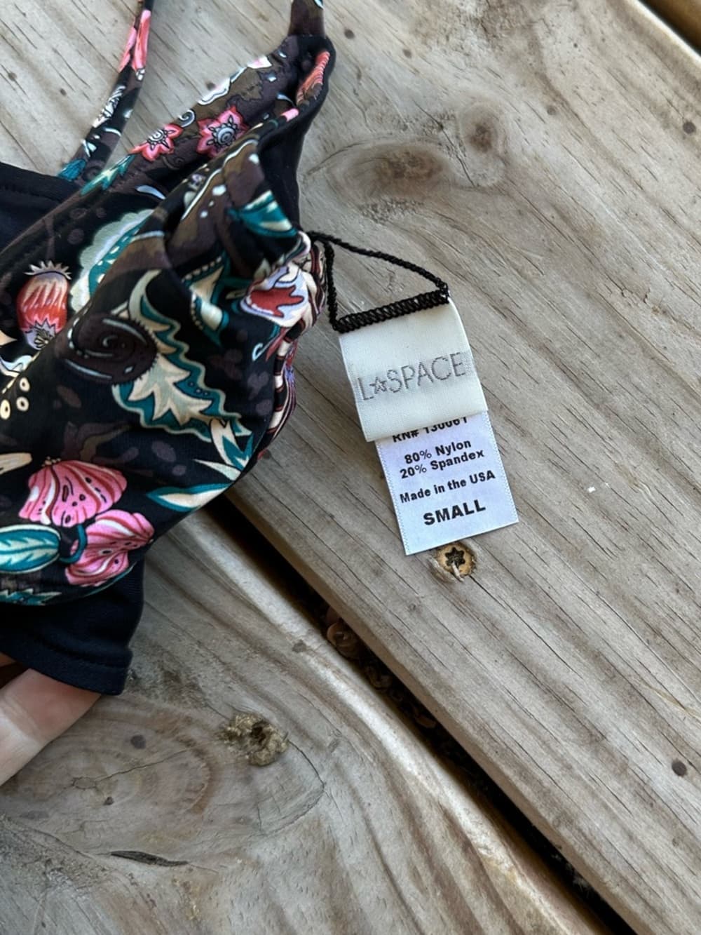 NWOT L*Space Floracopa Chloe bikini top - Thumbnail 2