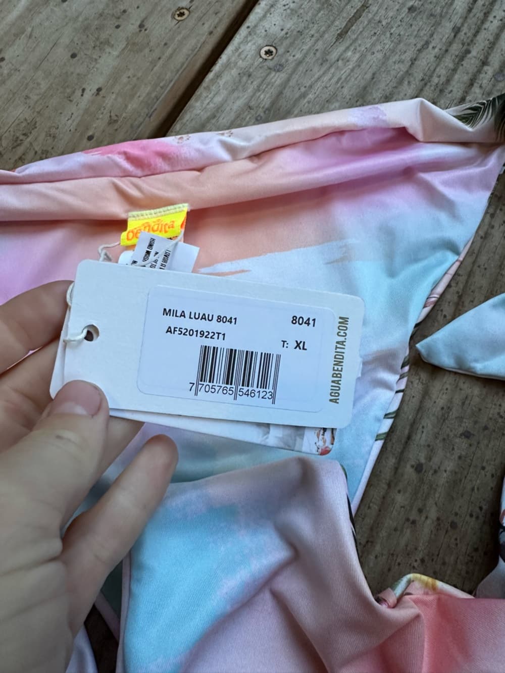 NWT Agua Bendita Mila Luau bikini bottoms - Thumbnail 3