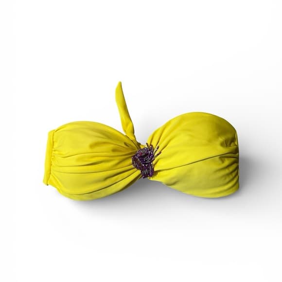 Amenapih strapless bikini top yellow - Thumbnail 7