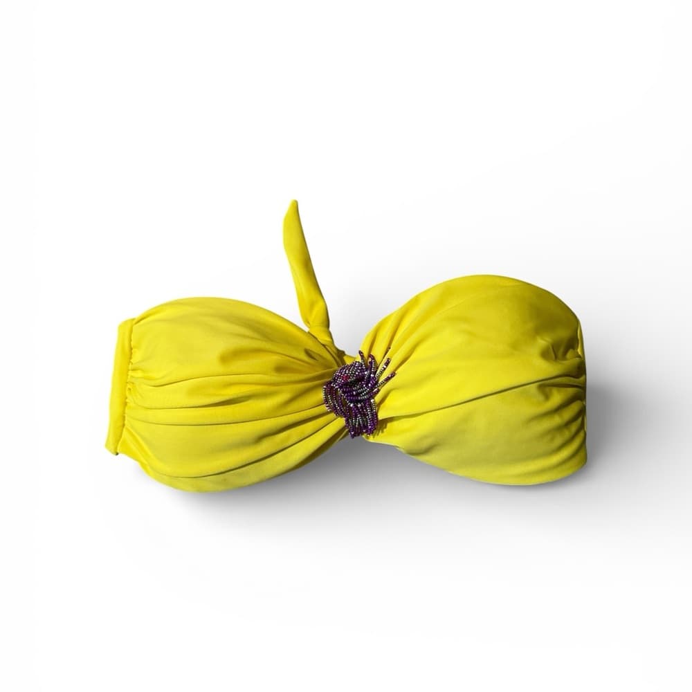 Amenapih strapless bikini top yellow - Thumbnail 6