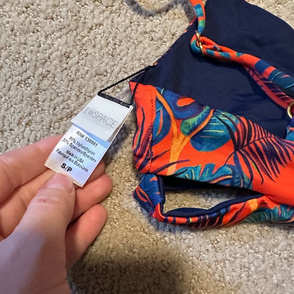 NWOT L*Space Liberty Palm Rocky Wrap Bralette Bikini Top - Thumbnail 3