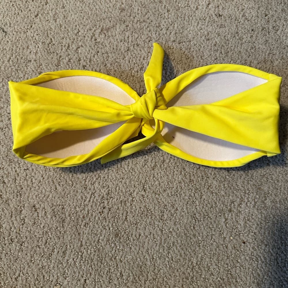 Amenapih strapless bikini top yellow - Thumbnail 2