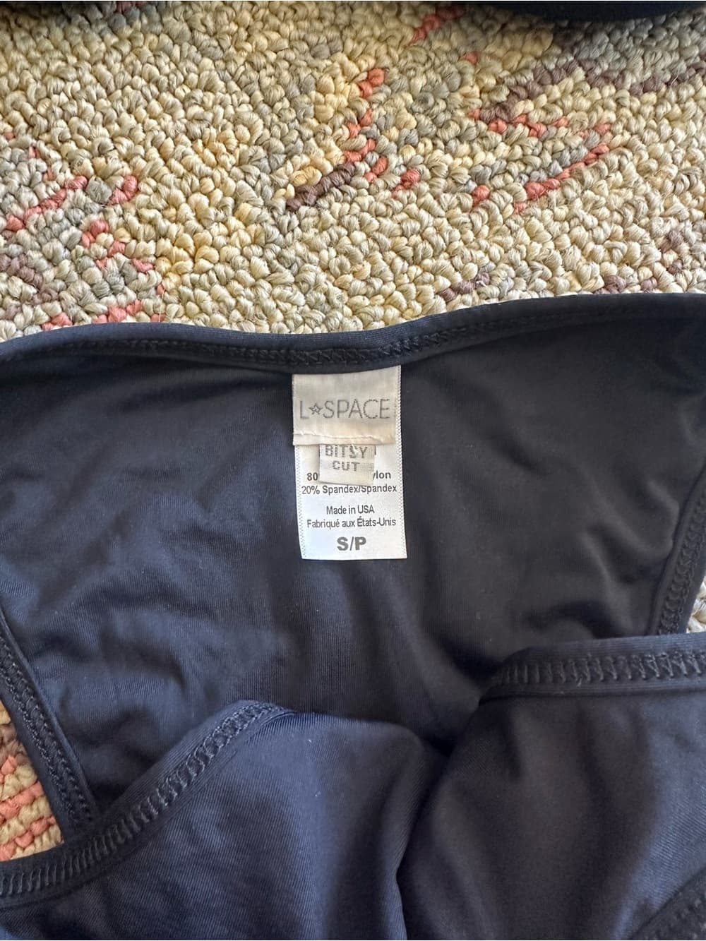 NWOT L*Space Mako Leilani bikini set black - Thumbnail 2