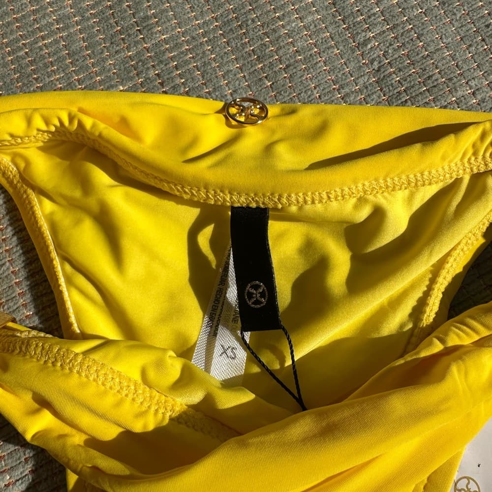 NWT Vix Paula Hermanny Bia tube bikini bottoms yellow - Thumbnail 2