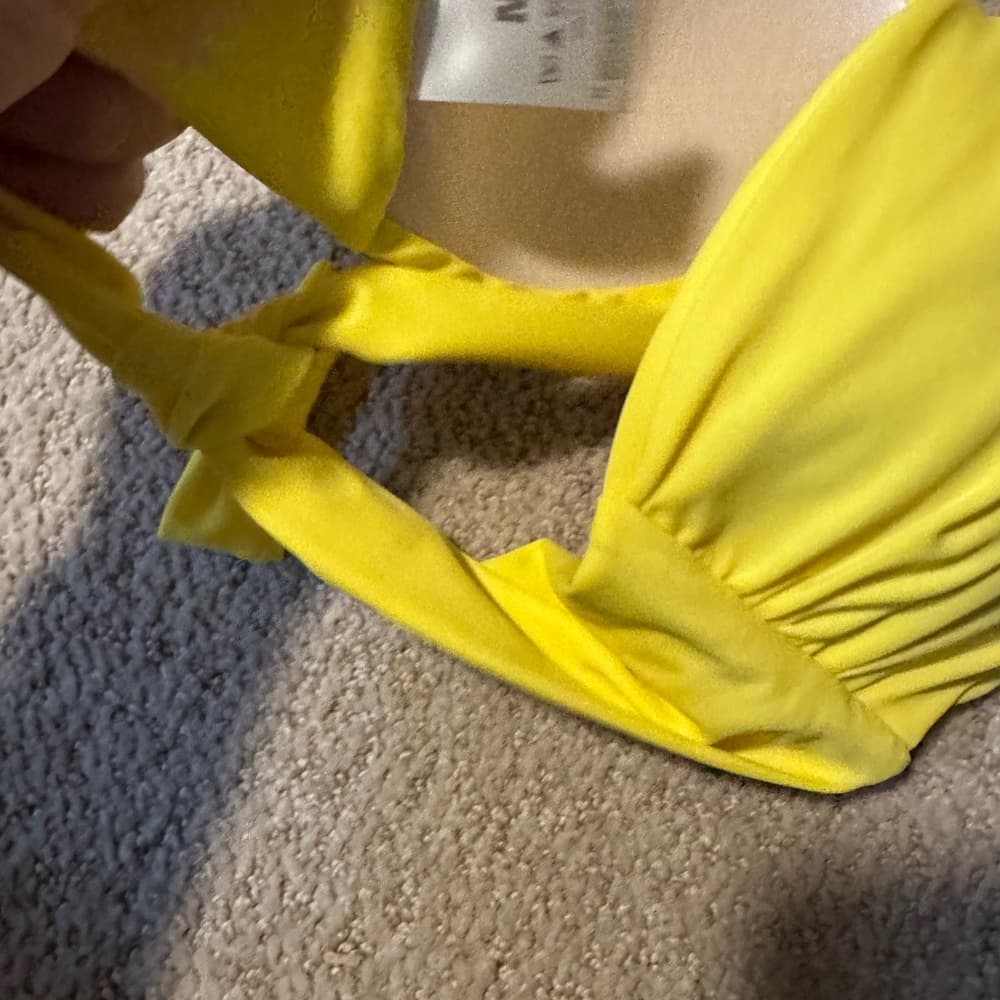 Amenapih strapless bikini top yellow - Thumbnail 3