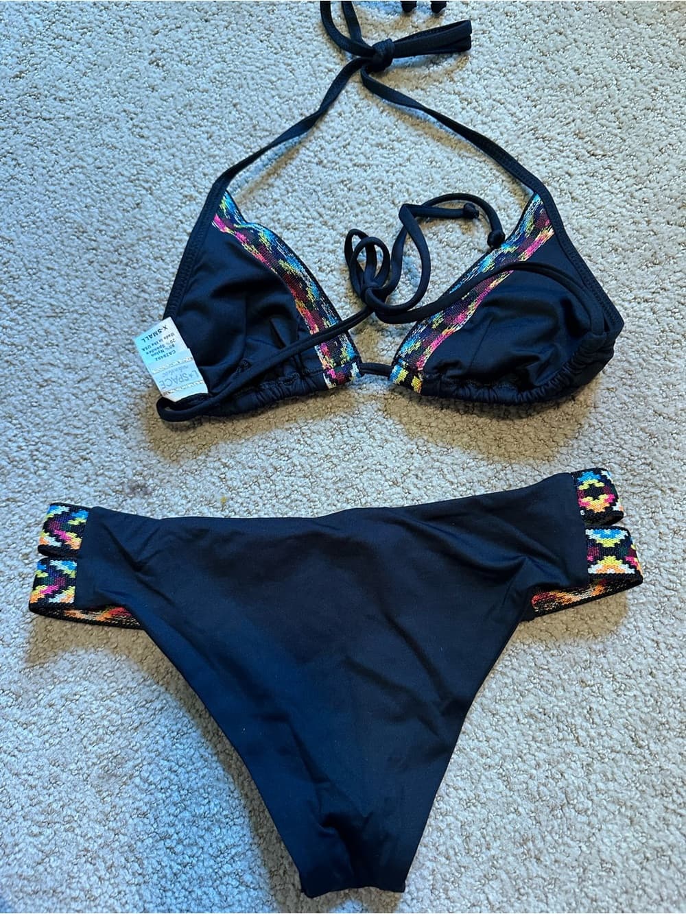 NWOT L*Space Night Tribe bikini set extra small - Thumbnail 3