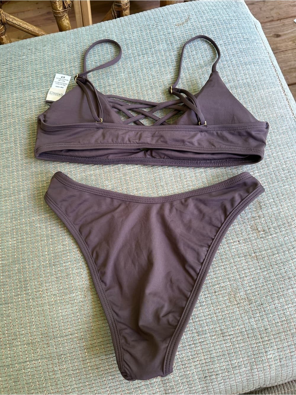NWOT L*Space Jaime bikini set grey small - Thumbnail 3