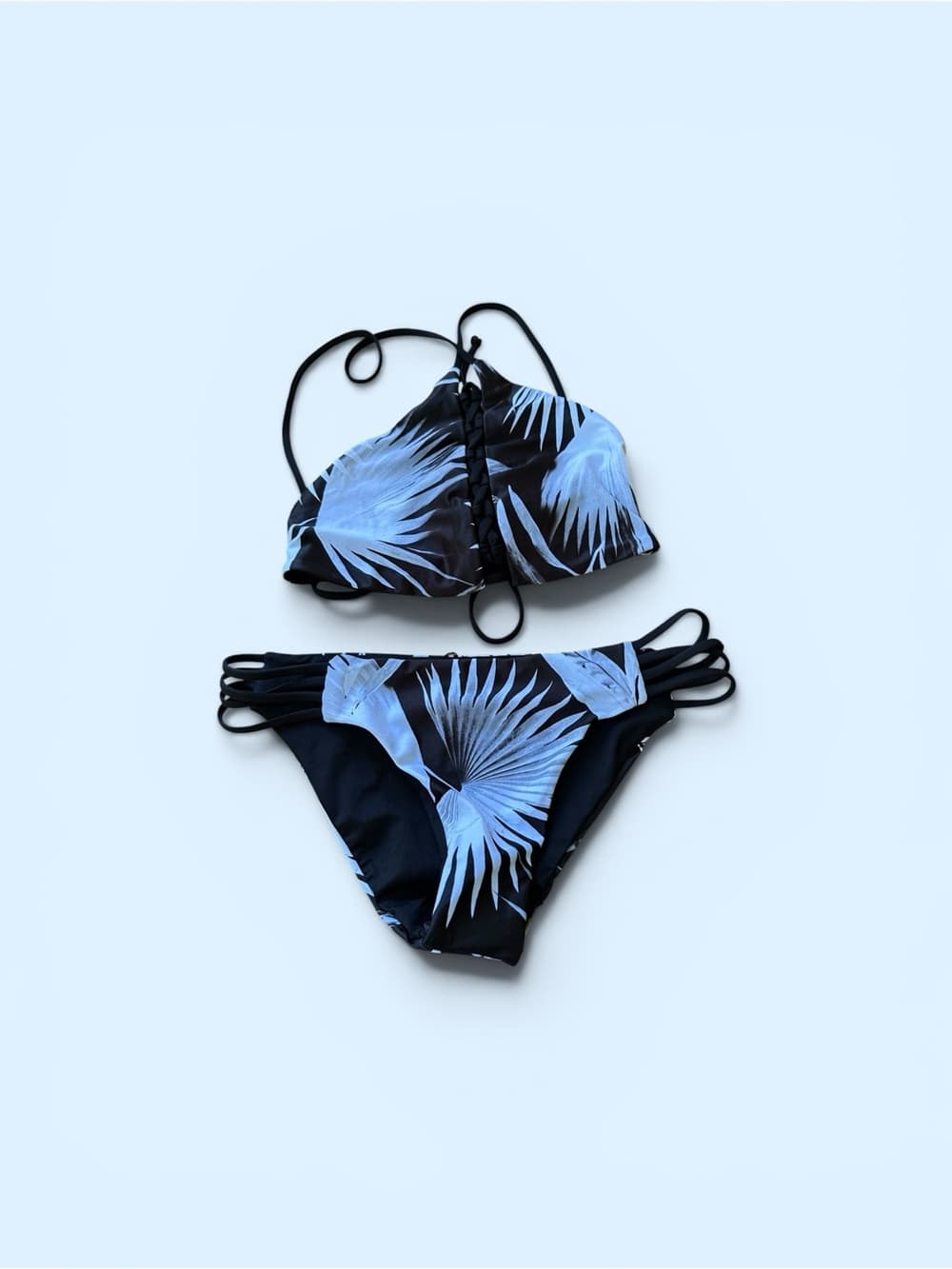 NWOT L*Space palm print low down bikini set - Thumbnail 5
