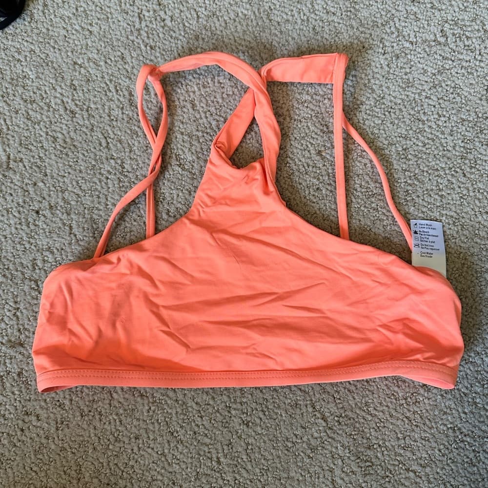 NWOT L*Space Haute tank bikini top orange