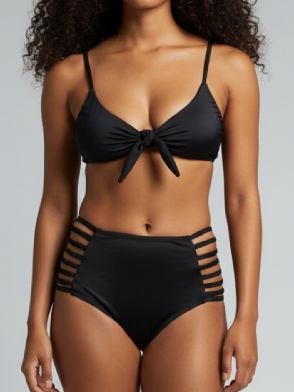 NWOT L*Space high waist bikini set black - Thumbnail 4