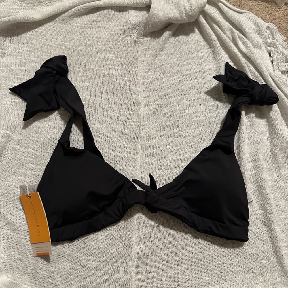 NWT Palmacea Tiza bikini top black large - Thumbnail 2