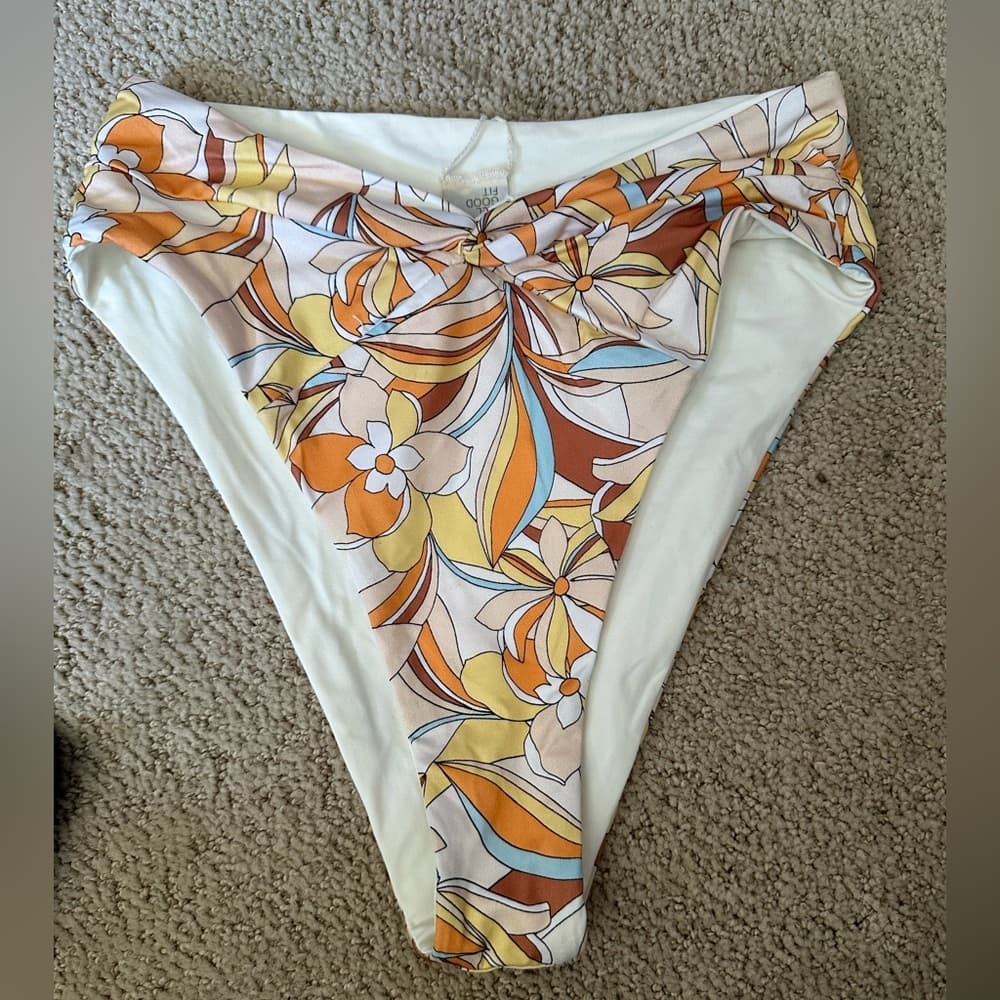 NWOT L*Space Nancy Lee high waist bikini bottoms Soulshine Floal