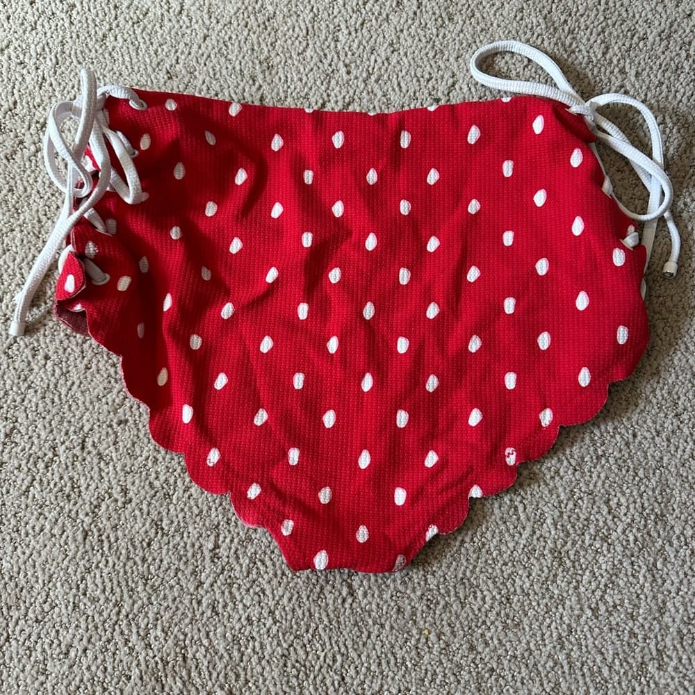 Marysia Swim Palm Springs polka-dot lace up bikini bottom - Thumbnail 4