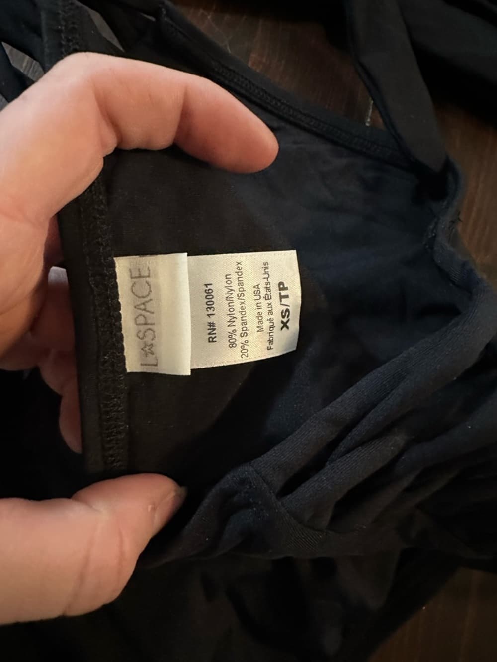 NWOT L*Space high waist bikini set black - Thumbnail 3