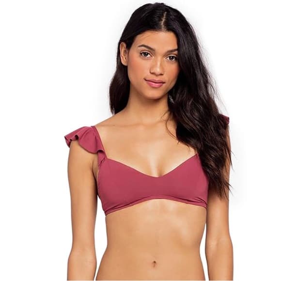 NWOT L*Space Harper bikini top currant - Thumbnail 6