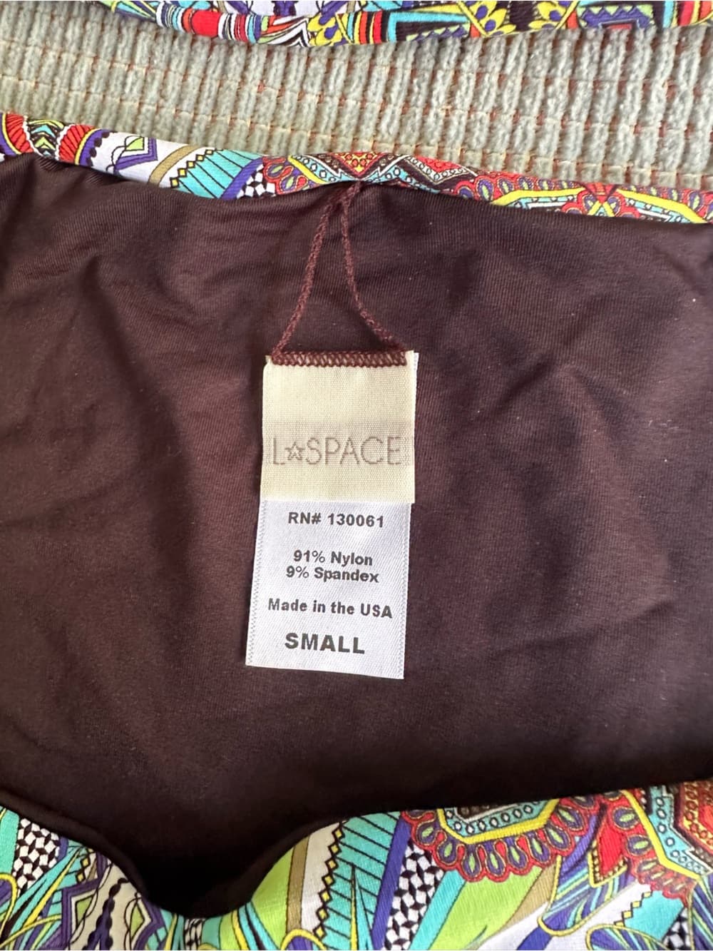 NWT L*Space Lizzie bikini set Zulu small