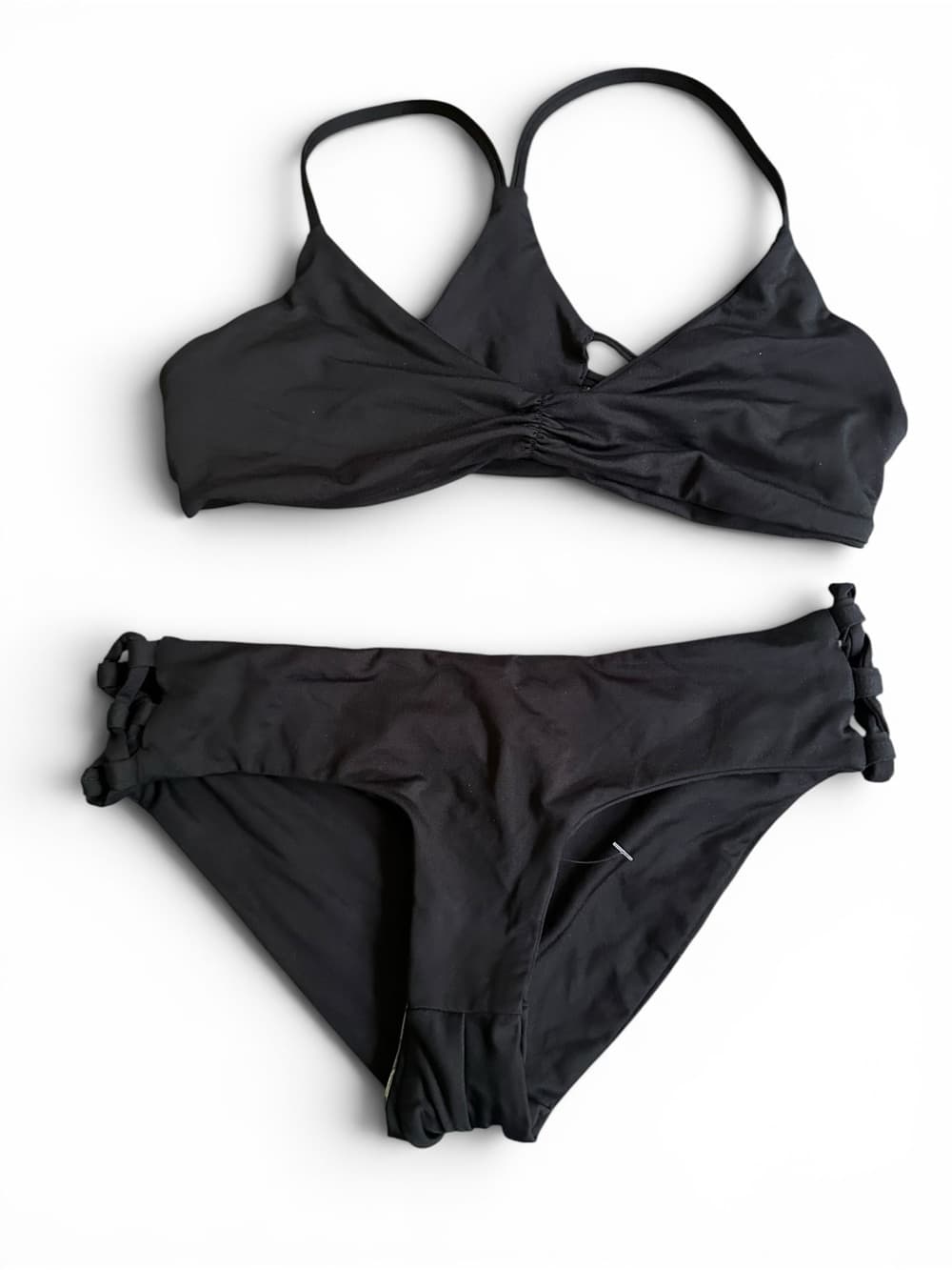 NWT L*Space Wild One bikini set black extra small - Thumbnail 4