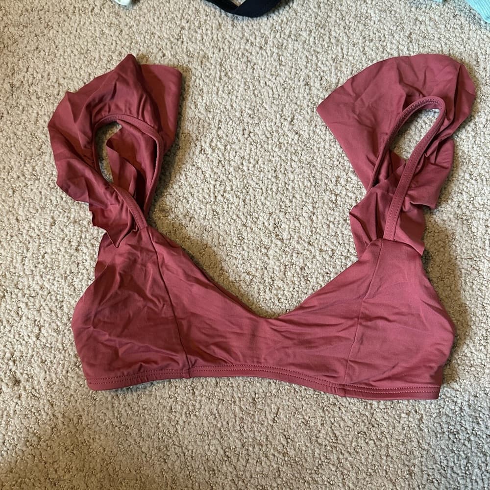 NWOT L*Space Harper bikini top currant - Thumbnail 2