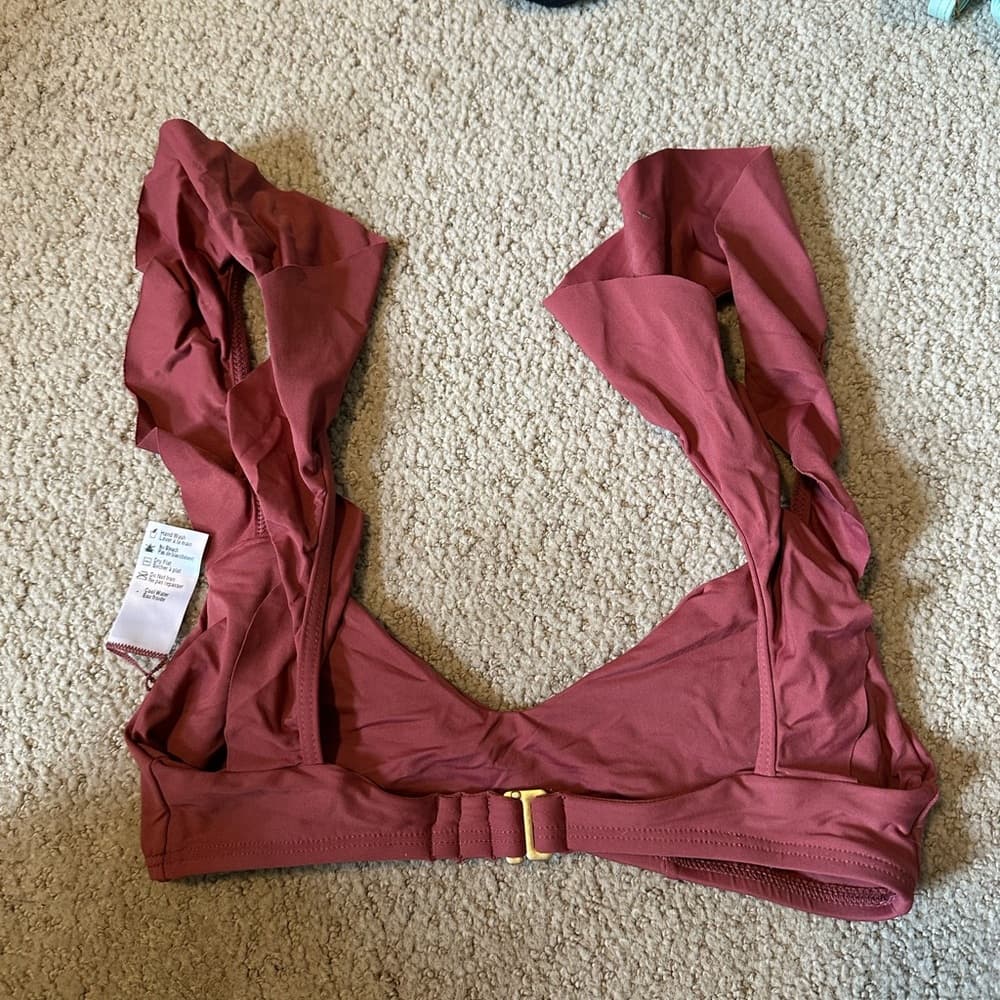NWOT L*Space Harper bikini top currant - Thumbnail 3