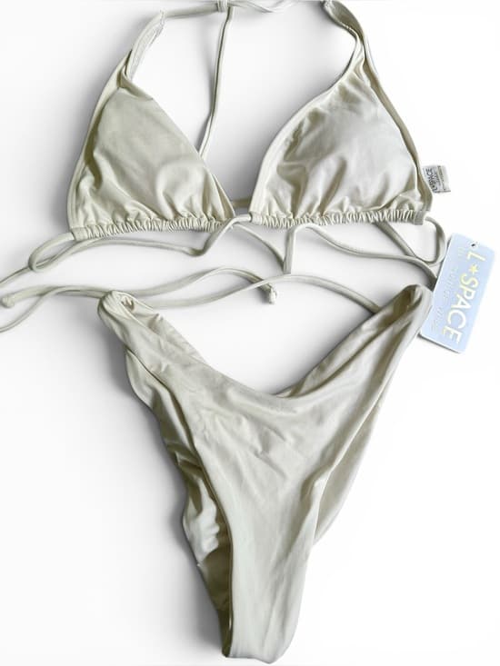 NWT L*Space Lexie bikini set off white extra small - Thumbnail 5