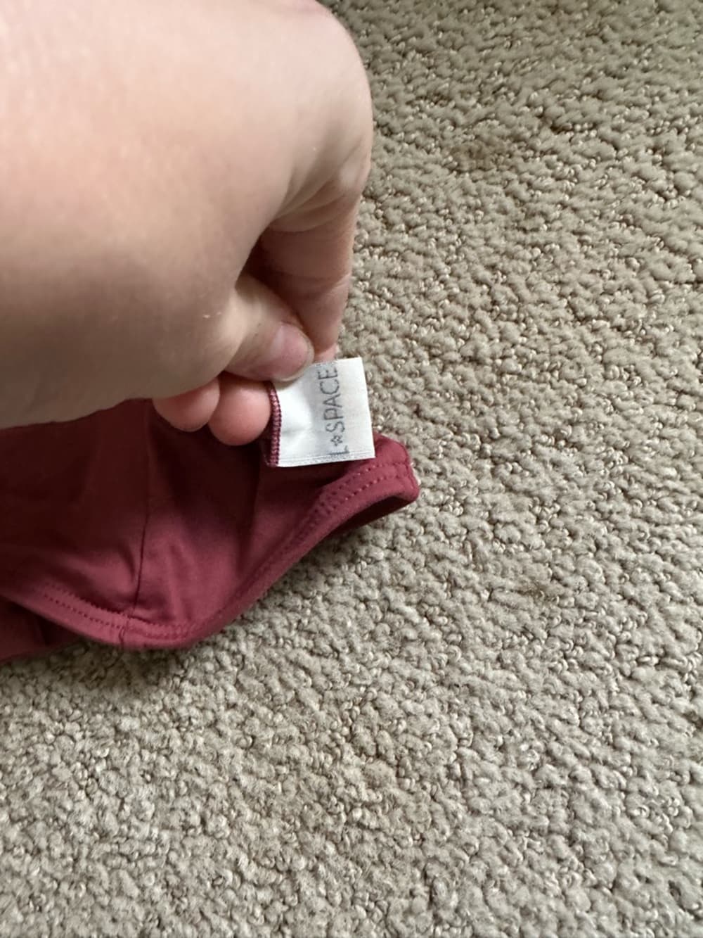 NWOT L*Space Harper bikini top currant - Thumbnail 4