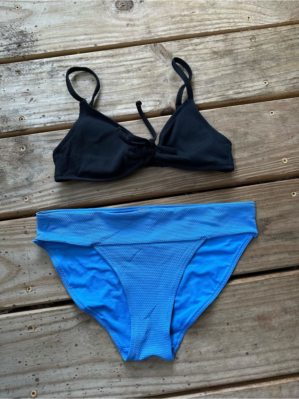 Aerie bikini set blue black - Thumbnail 4