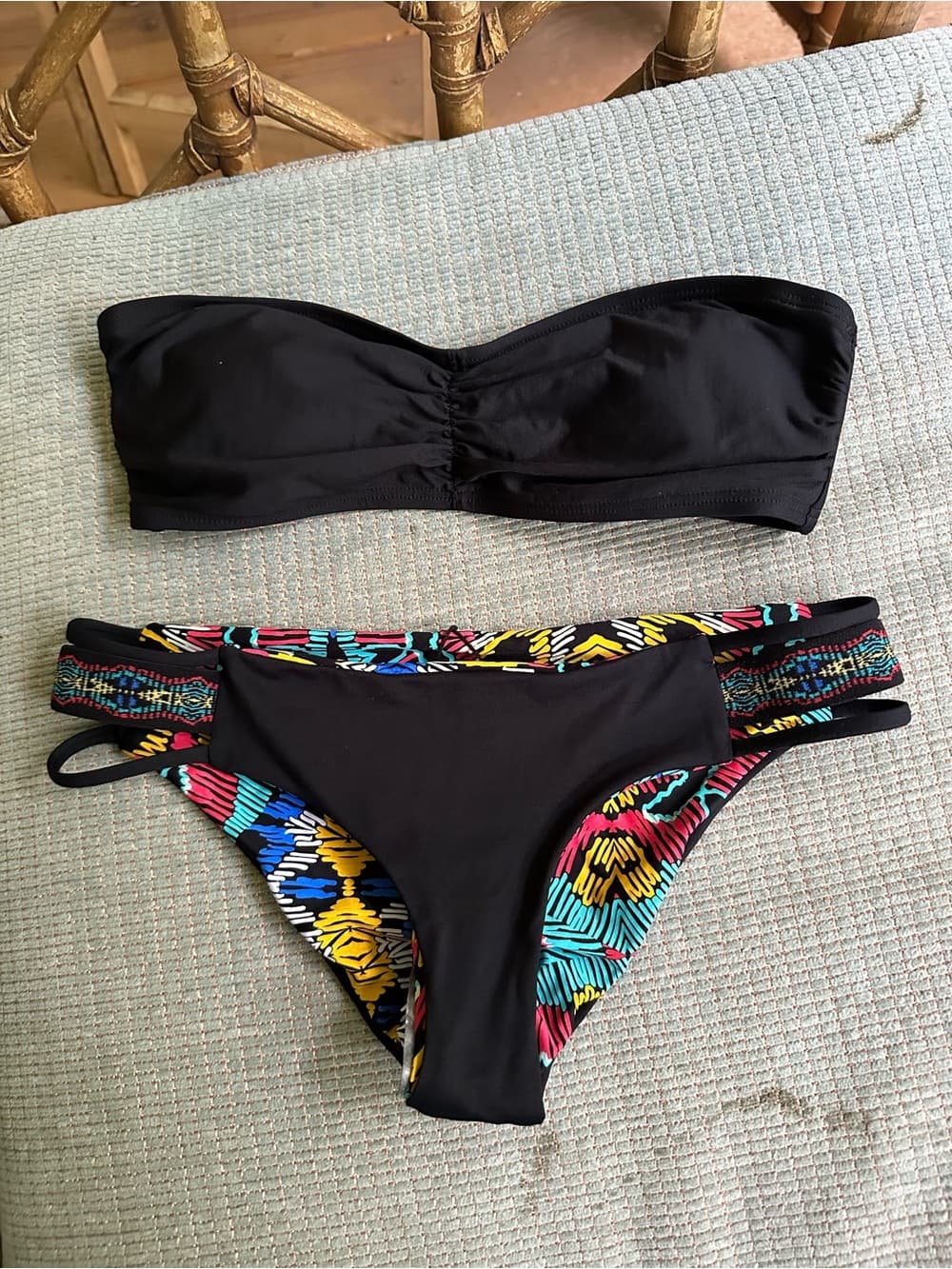 NWOT L*Space Moroccan Dream bikini set extra small