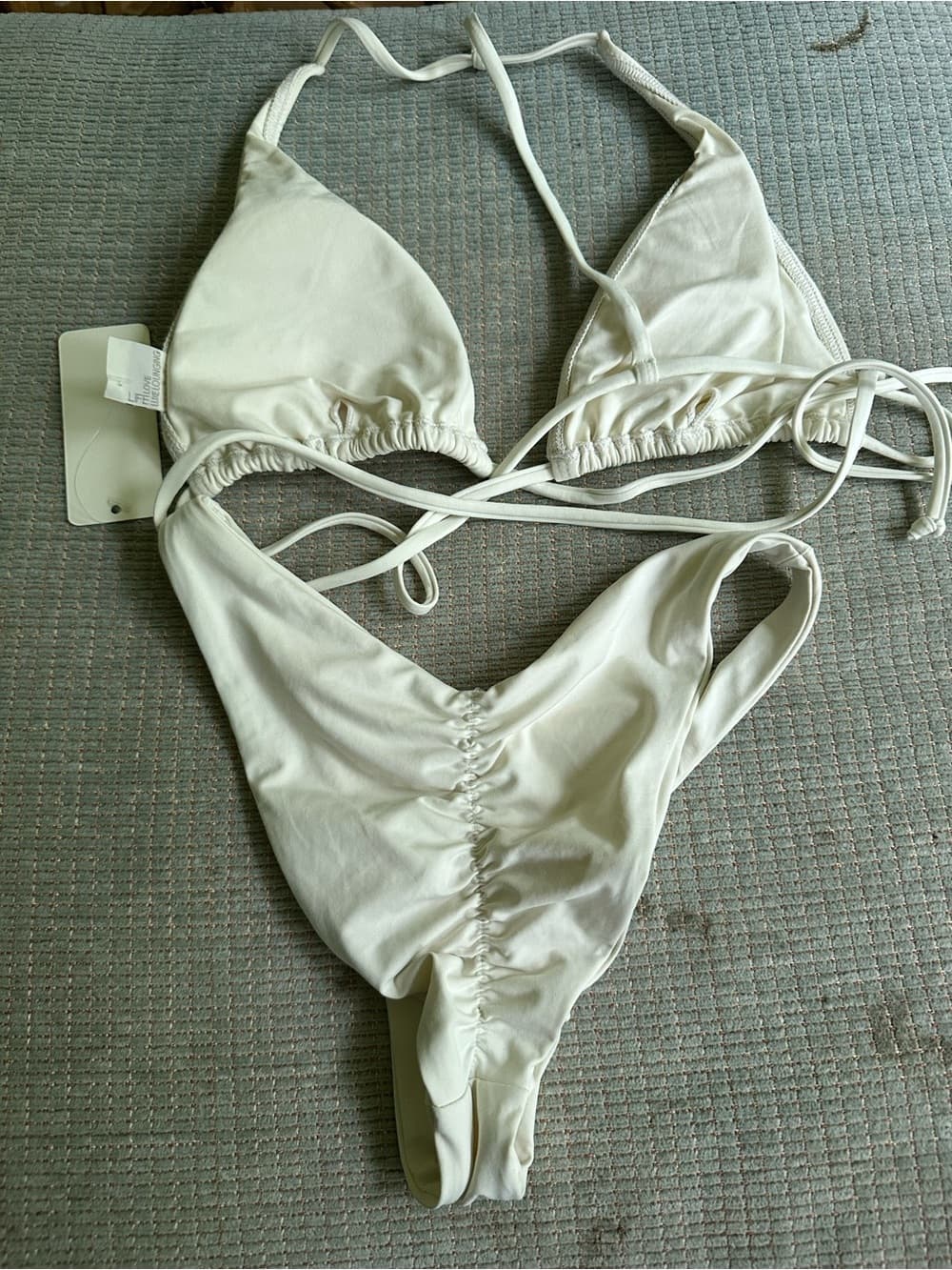 NWT L*Space Lexie bikini set off white extra small - Thumbnail 3
