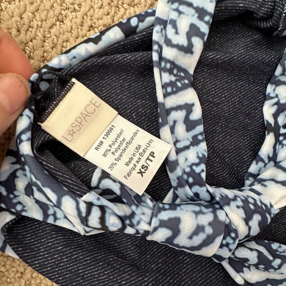 NWOT L*Space Lizzie wrap bikini top - Thumbnail 3