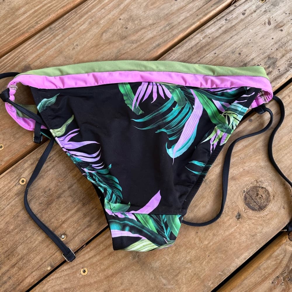 NWOT Seafolly Las Palmas banded tie side hipster bikini bottom - Thumbnail 5