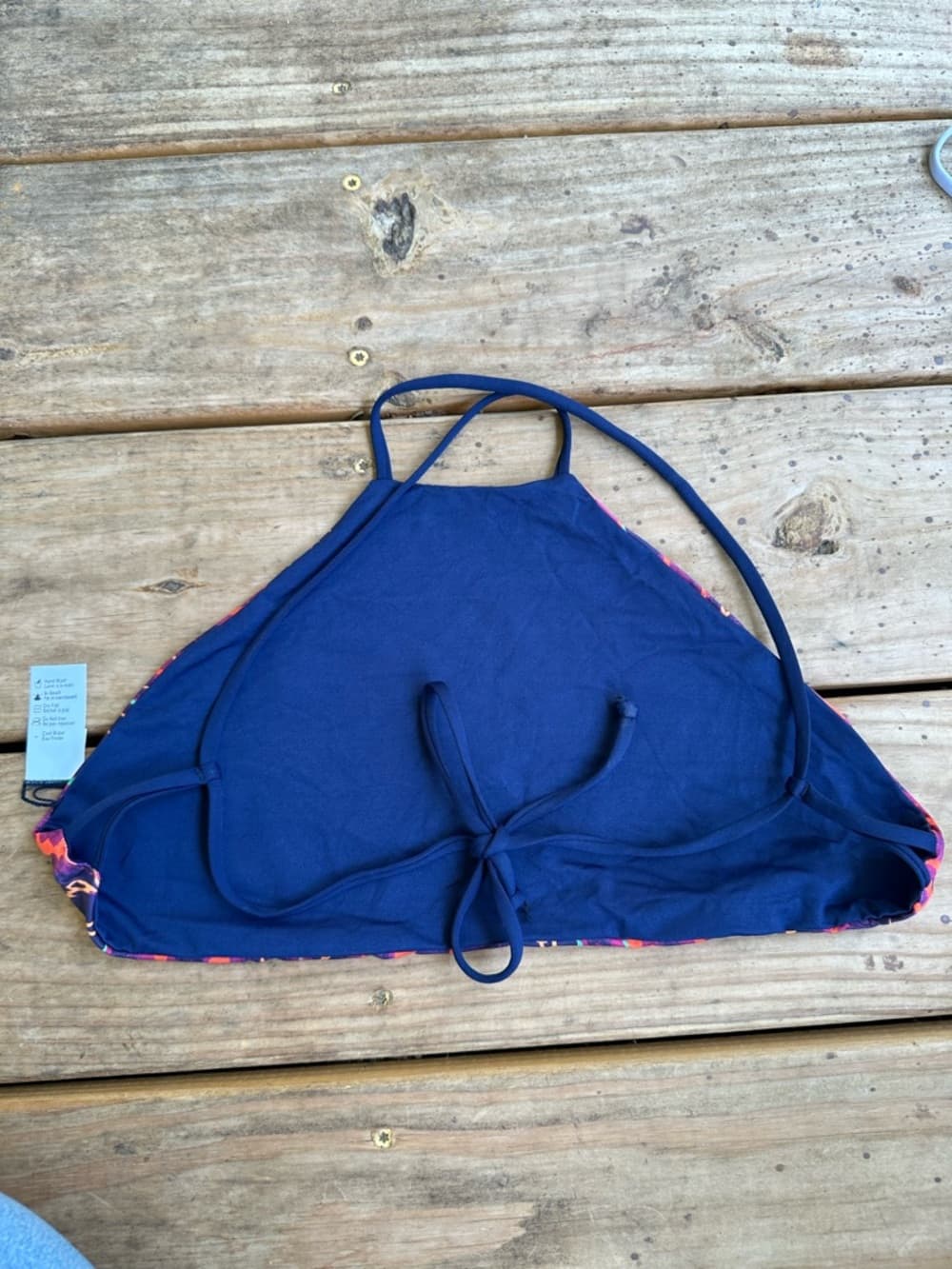 NWOT L*Space Liberty Luna Fleur high neck bikini top - Thumbnail 2