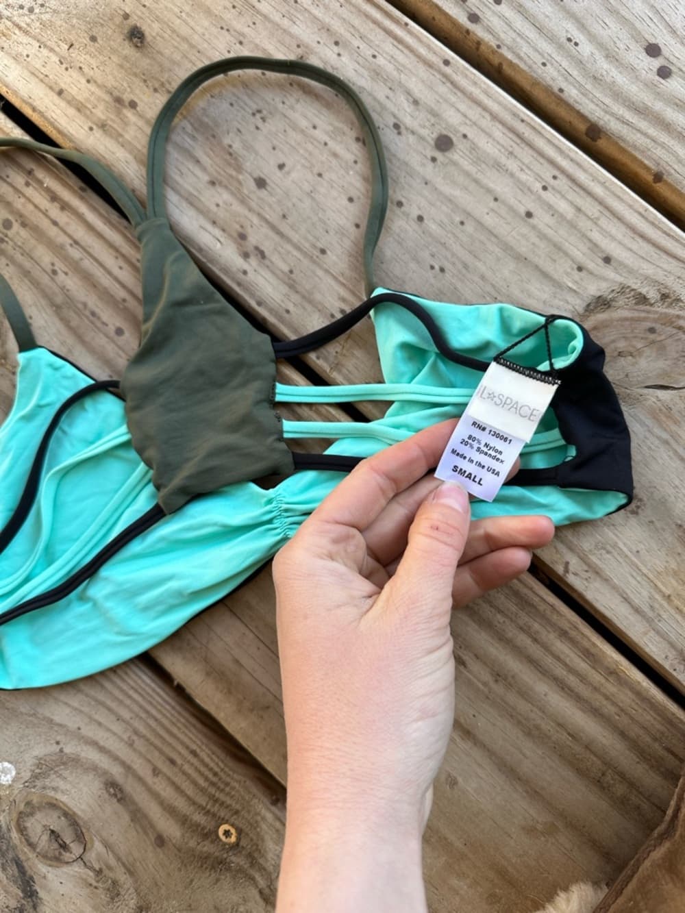 NWOT L*Space Low Down bikini top - Thumbnail 3