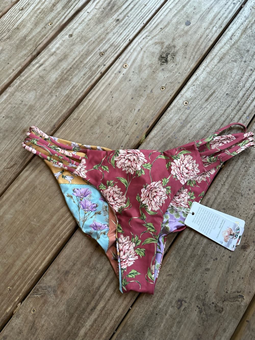 NWT Agua Bendita Emma Blomma bikini bottoms