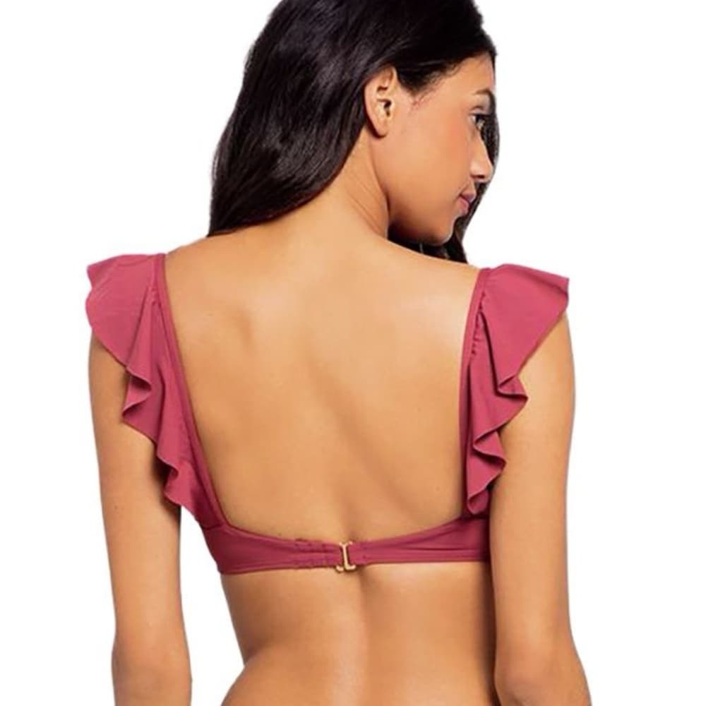 NWOT L*Space Harper bikini top currant