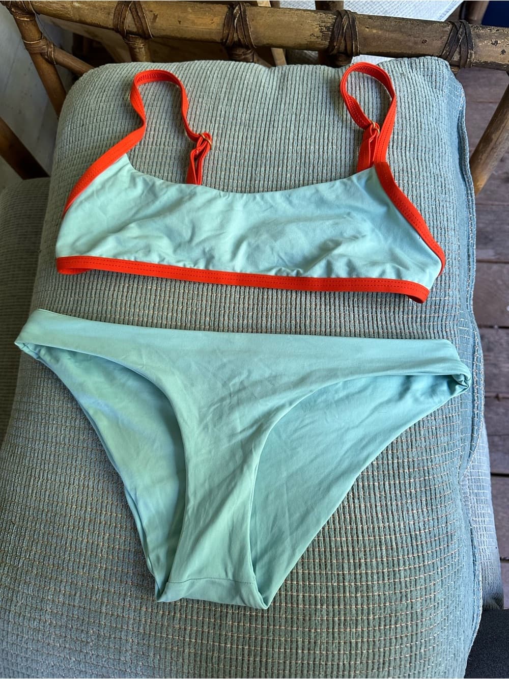 NWOT L*Space Gemma bikini set light turquoise small
