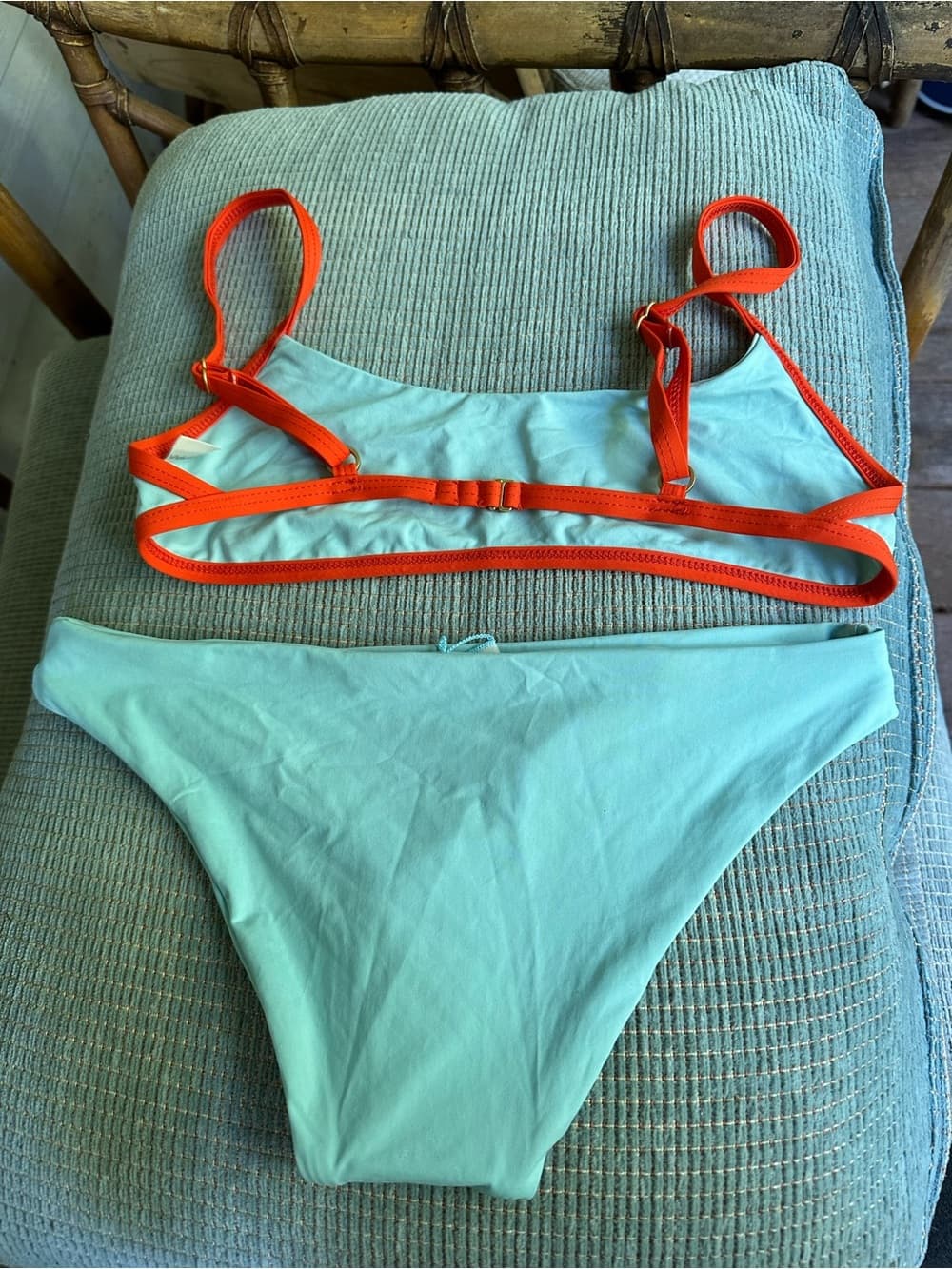 NWOT L*Space Gemma bikini set light turquoise small - Thumbnail 3