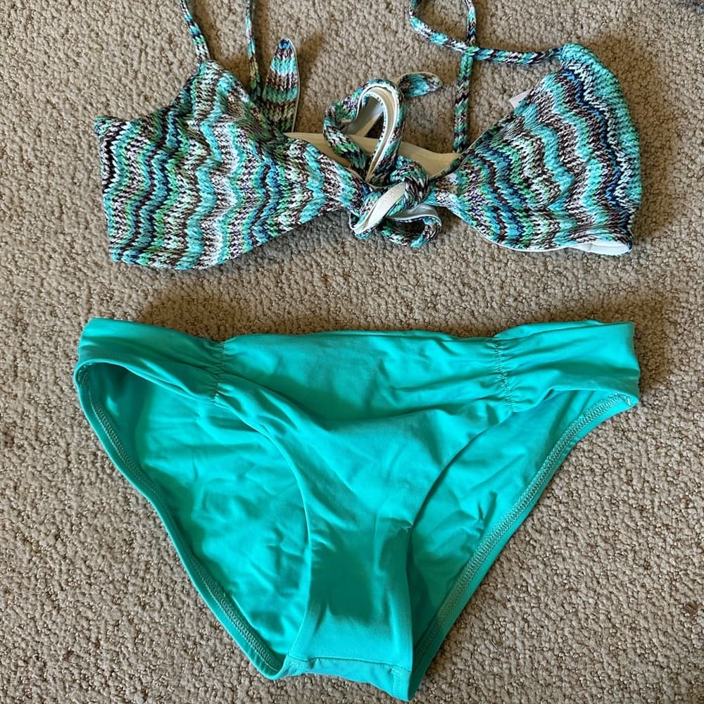 NWOT L*Space seafoam bikini set