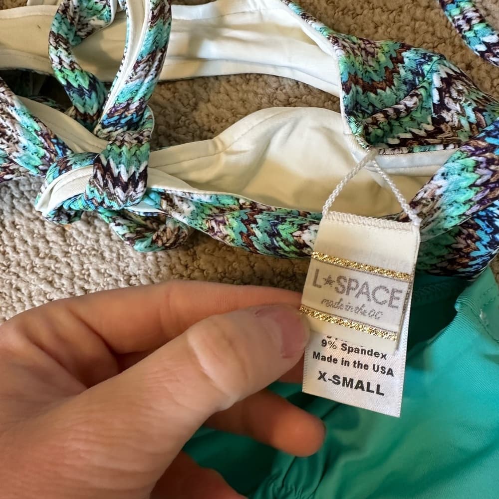 NWOT L*Space seafoam bikini set - Thumbnail 3