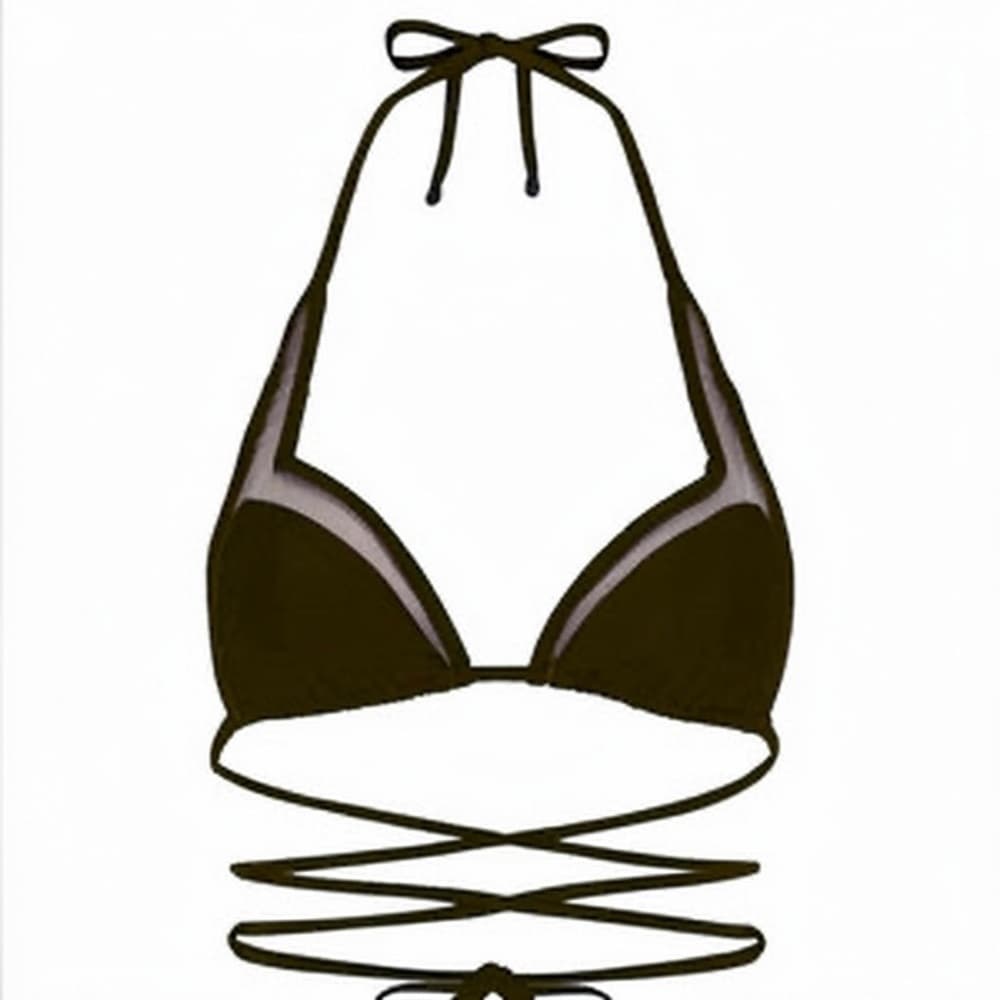 Mai Mia strappy bikini top brown - Thumbnail 4