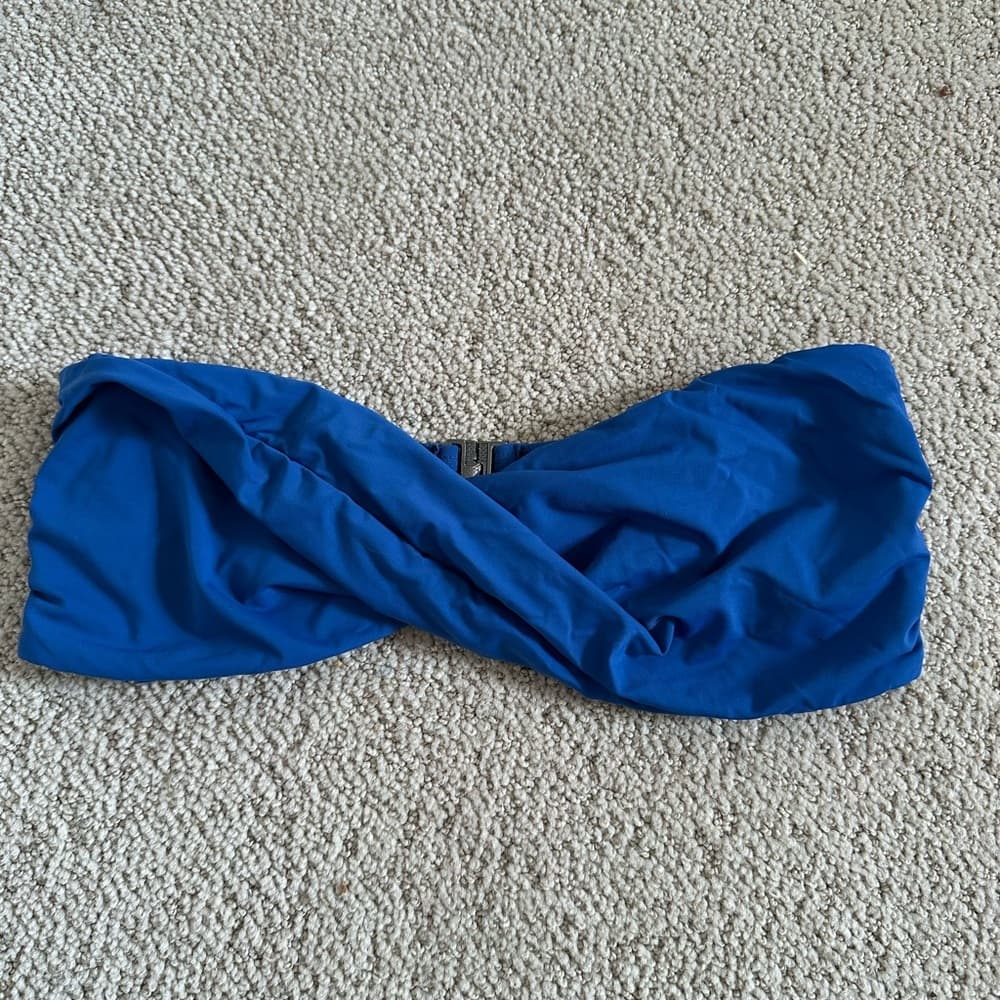 Lenny Neimeyer twisted bikini top cobalts