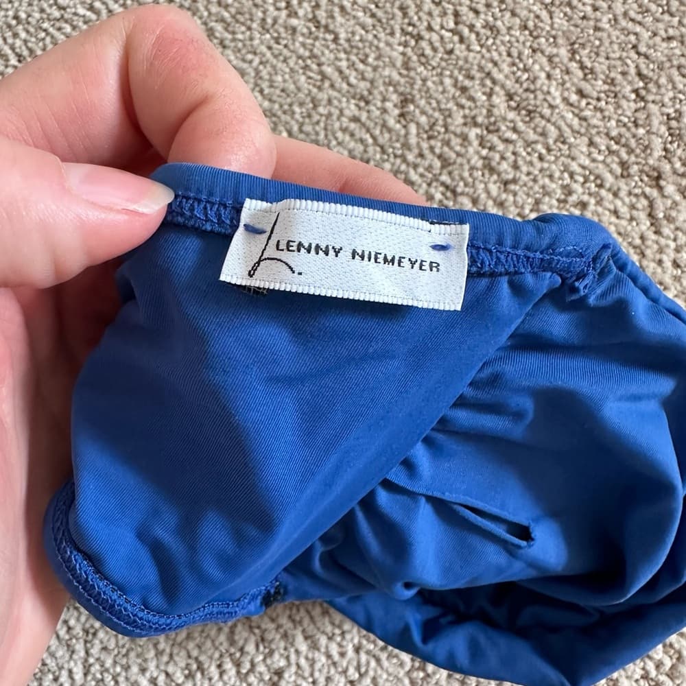 Lenny Neimeyer twisted bikini top cobalts - Thumbnail 3