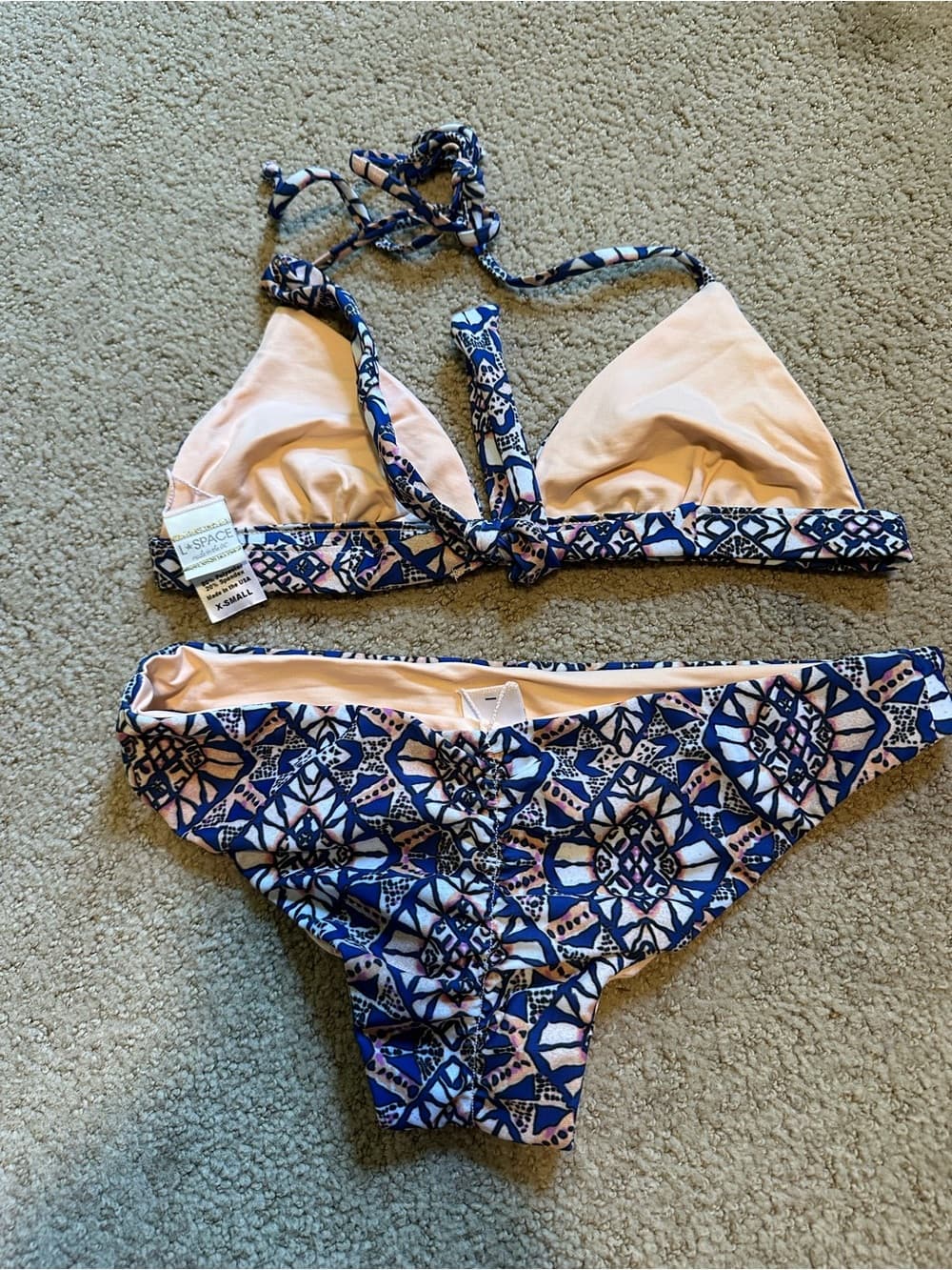 NWOT L*Space Tanzania Dream bikini set extra small - Thumbnail 3