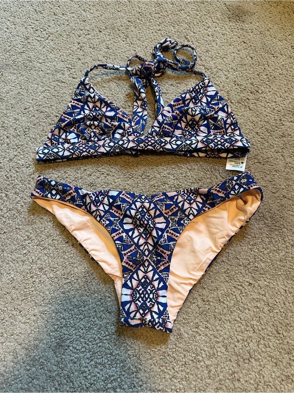 NWOT L*Space Tanzania Dream bikini set extra small